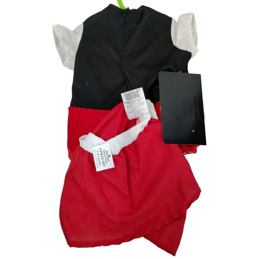 Infants' Baby Red Riding Hood Costume 6-12 Months Includes Dress & Cape